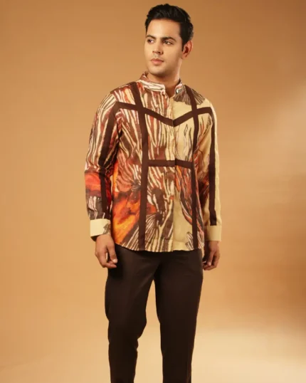 Ember Flow Linen Shirt